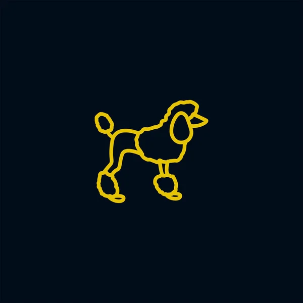 Dog Icon Vector Illustration — Stock Vector