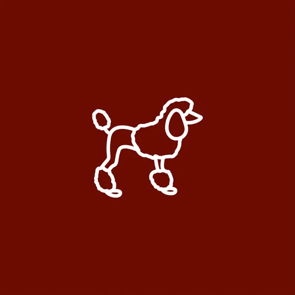 Собака Значок Векторні Ілюстрації — стоковий вектор