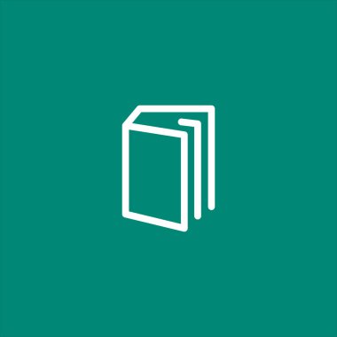 kitap simgesi vektör illüstrasyonu 