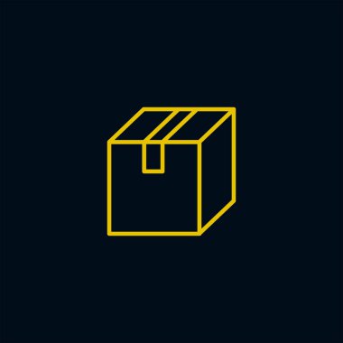 kutu simgesi vektör illüstrasyonu 