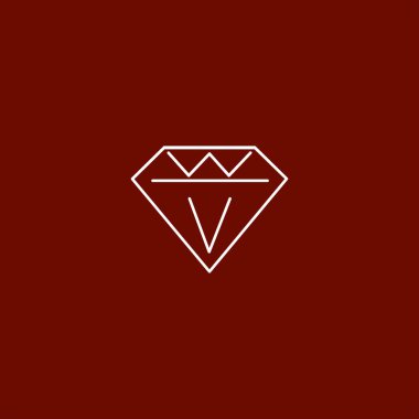 elmas değerli mücevher, vektör çizim