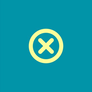 çapraz simge vektör illüstrasyonu 