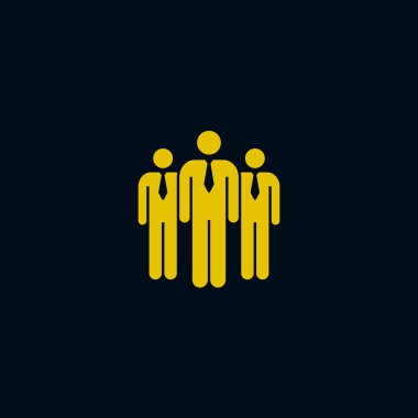 İşadamları web simgesi, vektör çizim