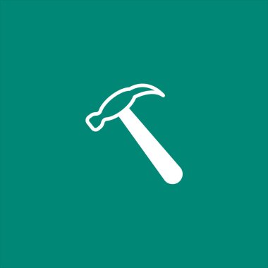 Çekiç ağı simgesi, vektör illüstrasyonu