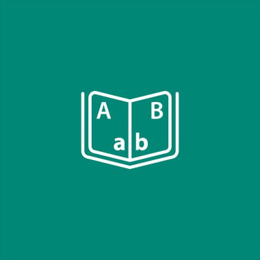 kitap simgesi vektör illüstrasyonu 