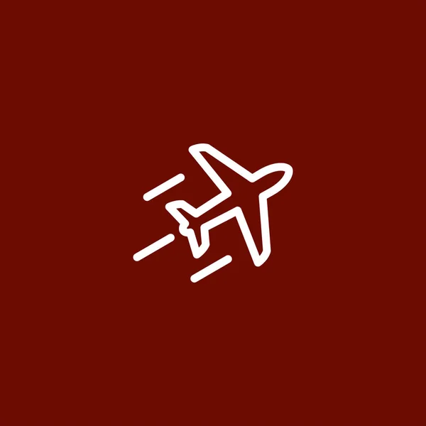 Icône Plane Illustration Vectorielle — Image vectorielle