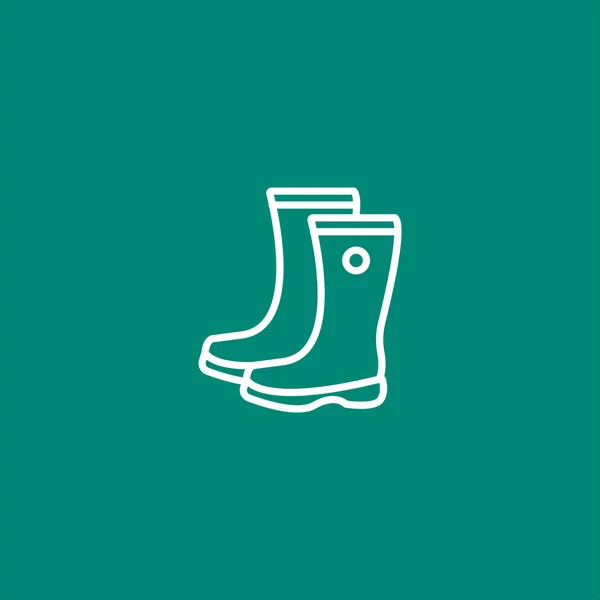 Boots Icon Vector Illustration — Stock Vector