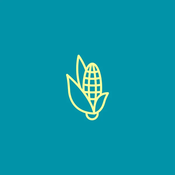 Corn Icon Vector Illustration — Stock Vector