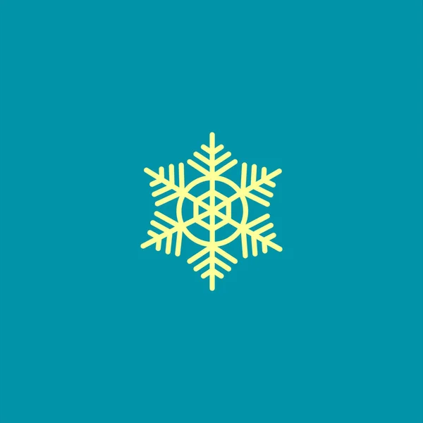 Schneeflocke Symbol Vektor Illustration — Stockvektor