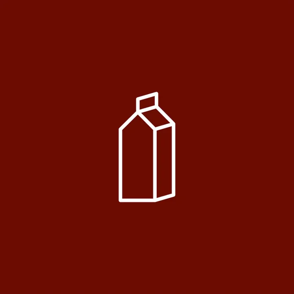 Süt Ikonu Vektör Illüstrasyonu — Stok Vektör
