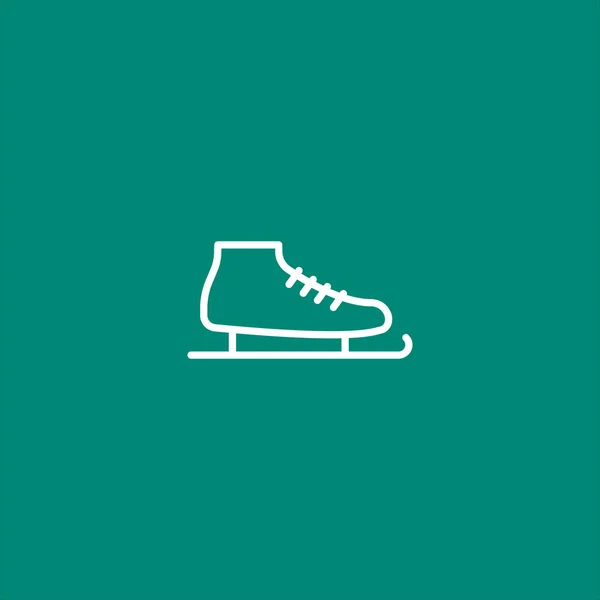 Skate Zapato Icono Vector Ilustración — Vector de stock