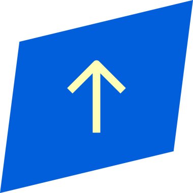 minimalist düz vektör ok simgesi siyah arka plan üzerine