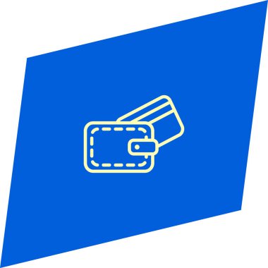 minimalist düz vektör simgesi mavi zemin üzerine