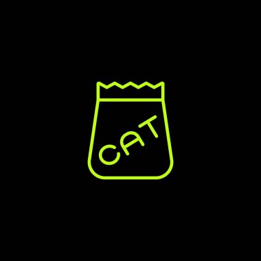 minimalist düz vektör simgesi mavi arka plan, Evcil hayvan kavramı üzerinde 