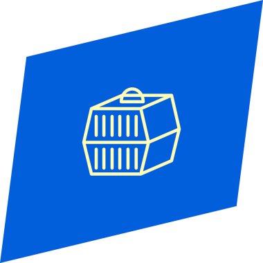 minimalist düz vektör simge siyah arka plan, Evcil hayvan kavramı üzerine