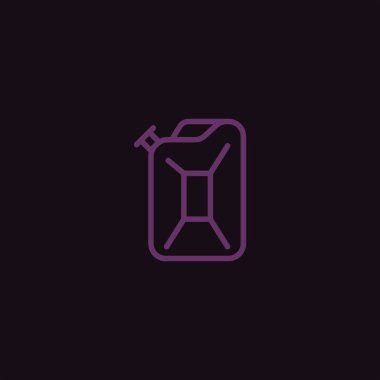 minimalist düz vektör simge siyah arka plan üzerine