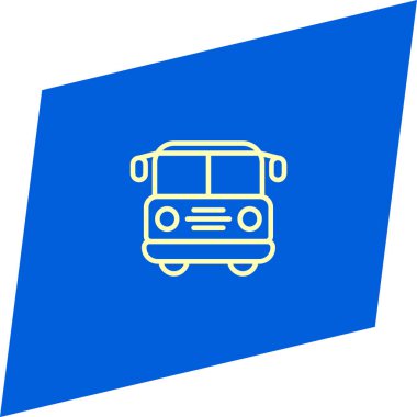 minimalist düz vektör simgesi mavi zemin üzerine