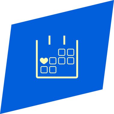 minimalist düz vektör simgesi mavi zemin üzerine