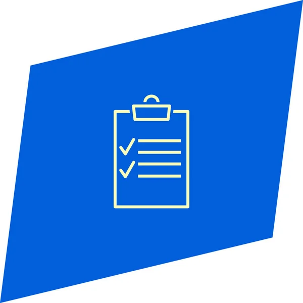 Minimalistic Flat Vector Notebook App Icon Black Background — Stock Vector