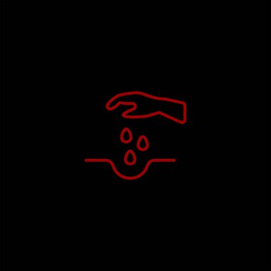 mavi arka plan, kavram tarım kırsal minimalist düz vektör simgesine 