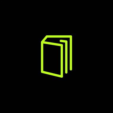 minimalist düz vektör simge siyah arka plan üzerine