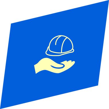 minimalist düz eller siyah arka plan, bakım kavramı simge vektör