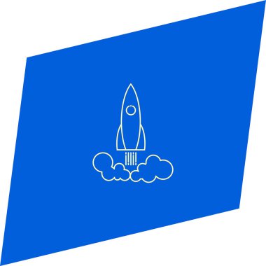 Roketin vektör çizimi