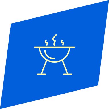 minimalist düz vektör simge siyah arka plan, kavram hiking