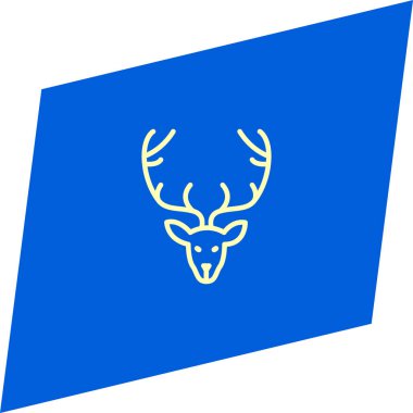 minimalist düz vektör simge siyah arka plan, kış tatil kavramı üzerine