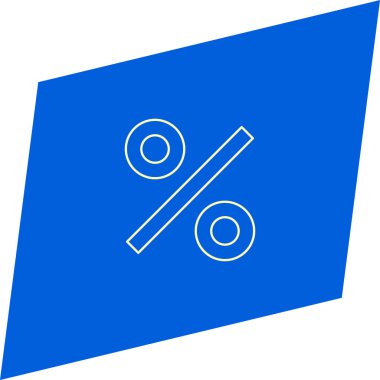 minimalist düz vektör app simgesi mavi zemin üzerine