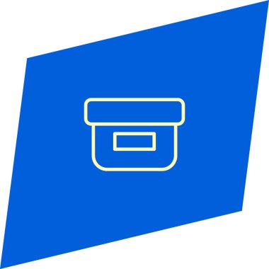 minimalist düz vektör simge siyah arka plan üzerine