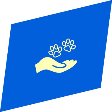 minimalist düz eller siyah arka plan, bakım kavramı simge vektör