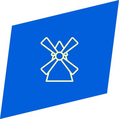 mavi arka plan, kavram tarım kırsal minimalist düz vektör simgesine 