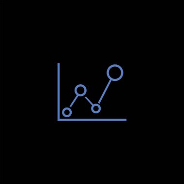 siyah arka plan, minimalist düz vektör simgesine iş insanlar ve personel kavramı 