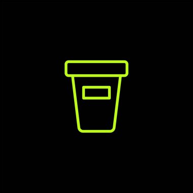 minimalist düz vektör simge siyah arka plan üzerine