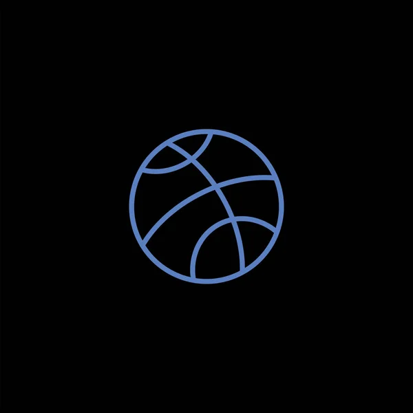 Минималистичная Иконка Плоского Вектора Черном Фоне Концепция Спортивных Соревнований — стоковый вектор