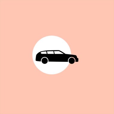 Pembe Siyah araba simgesini