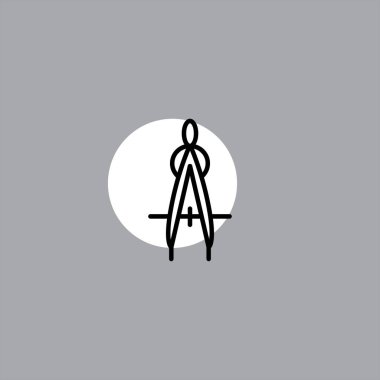 renkli arka planda düz vektör simgesi bölücüler 