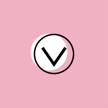 renkli arka planda aşağı ok düz vektör simgesi 