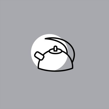 renkli arka plan üzerinde düz vektör simgesi