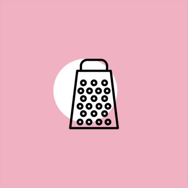 rende düz vektör simge renkli arka plan üzerinde