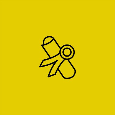 renkli arka planda diploma vektör simgesi