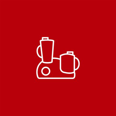 renkli arka planda blender vektör simgesi