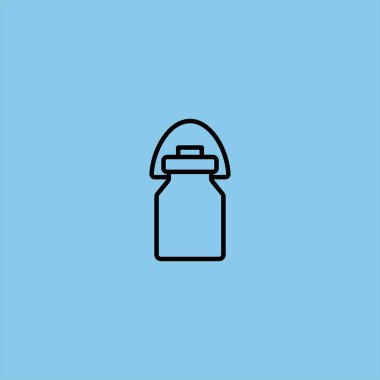 renkli arka planda kulp olabilir vektör simgesi