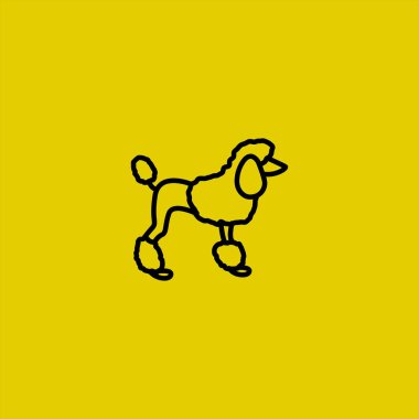 renkli arka planda kaniş vektör simgesi