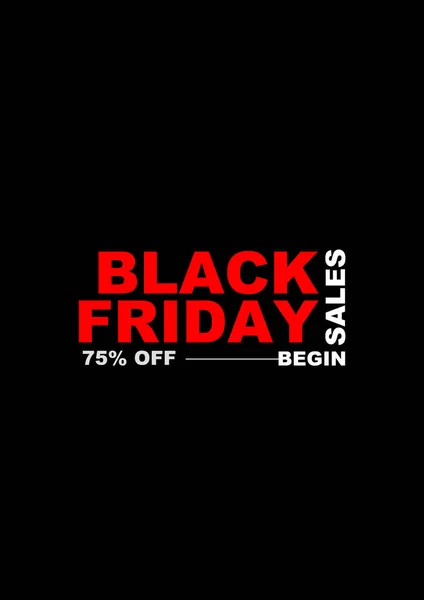 Kara Cuma Satış Mesajı Siyah Kağıt Üzerine Yüksek Karşıtlık Tasarımı