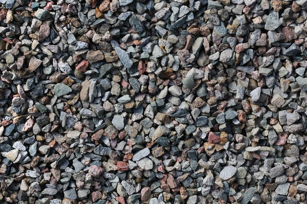 Texture Multicolored Crushed Stone — Stock Photo, Image