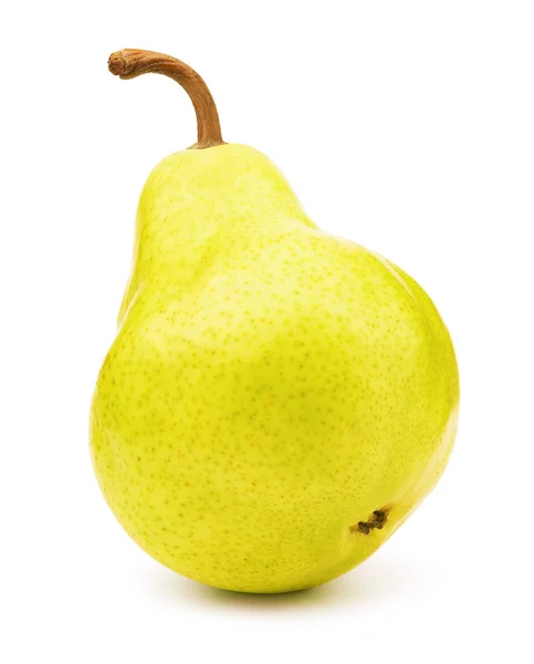 Taze sarı armut beyazda izole.