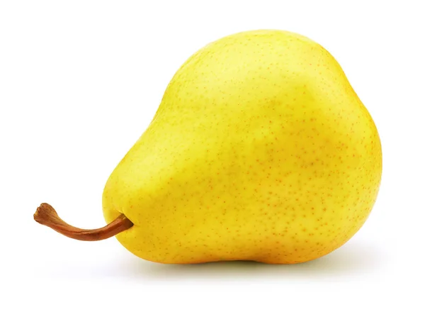 Fresh yellow pear isolated on white — Stock Photo, Image