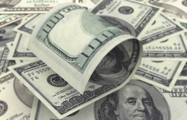 100 dollar banknote closeup